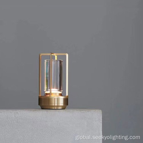 Rechargeable  Table Lamp Portable rechargeable LED crystal table lamp Factory